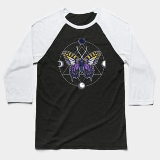 Nonbinary Butterfly Baseball T-Shirt